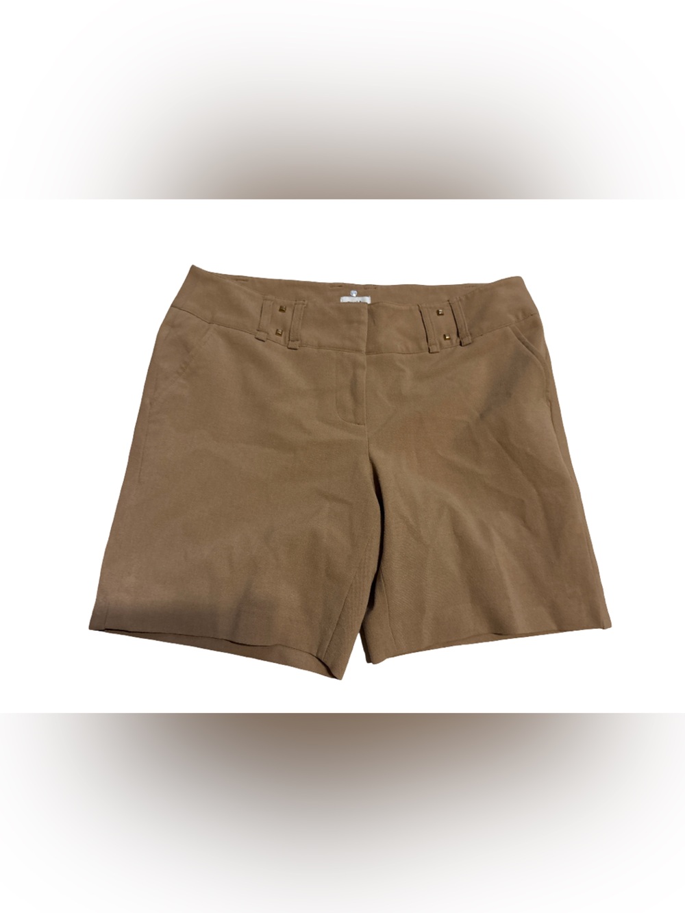 Cache Women's Flat Front Brown Shorts